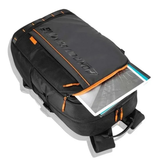 Porodo Gaming PU Laptop Backpack With USB-C Port and PS5 Compartment - Black